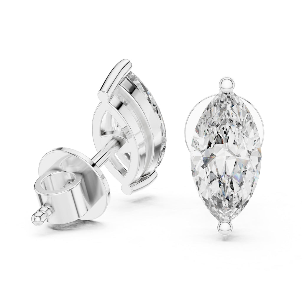 Classic Earring Marquise studs / 51