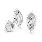 Classic Earring Marquise studs / 51