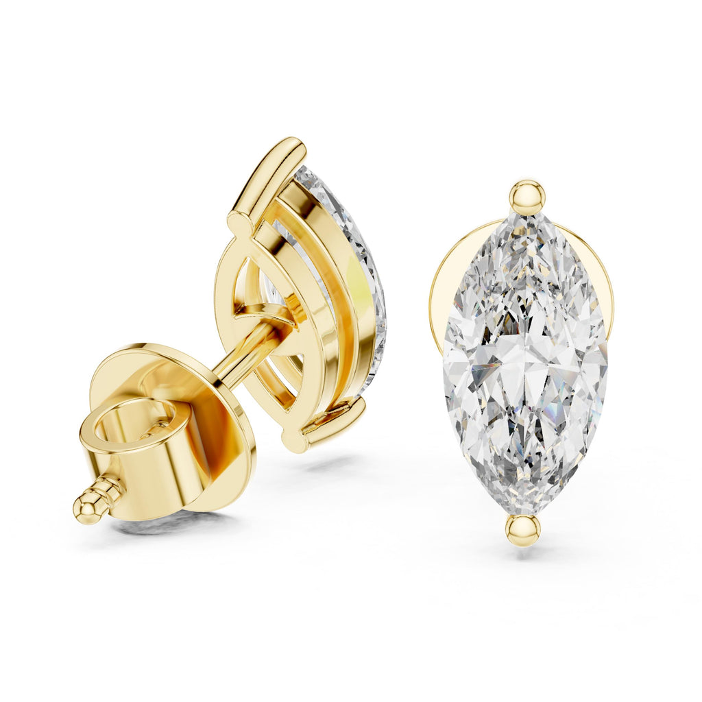 Classic Earring Marquise studs / 51