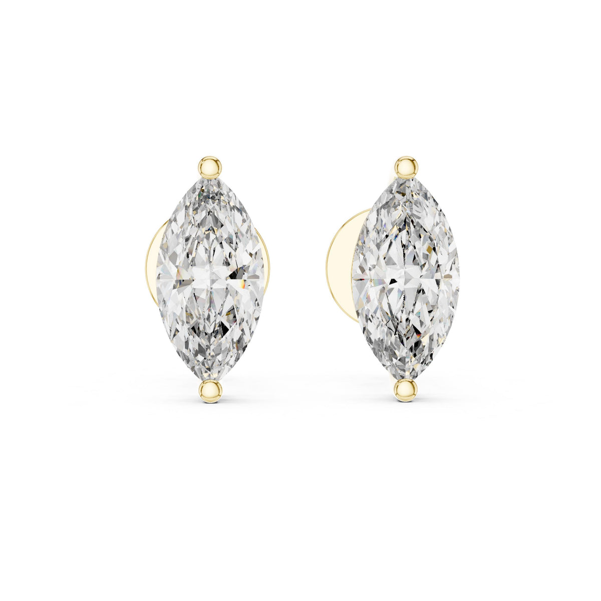 Classic Earring Marquise studs / 51